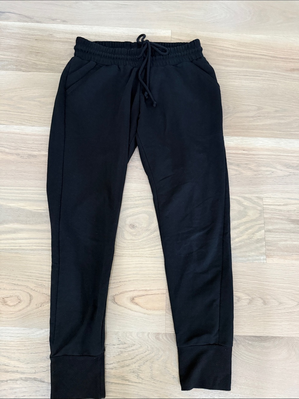 Free People FP Movement Sunny Skinny Sweatpants Black Joggers M Medium